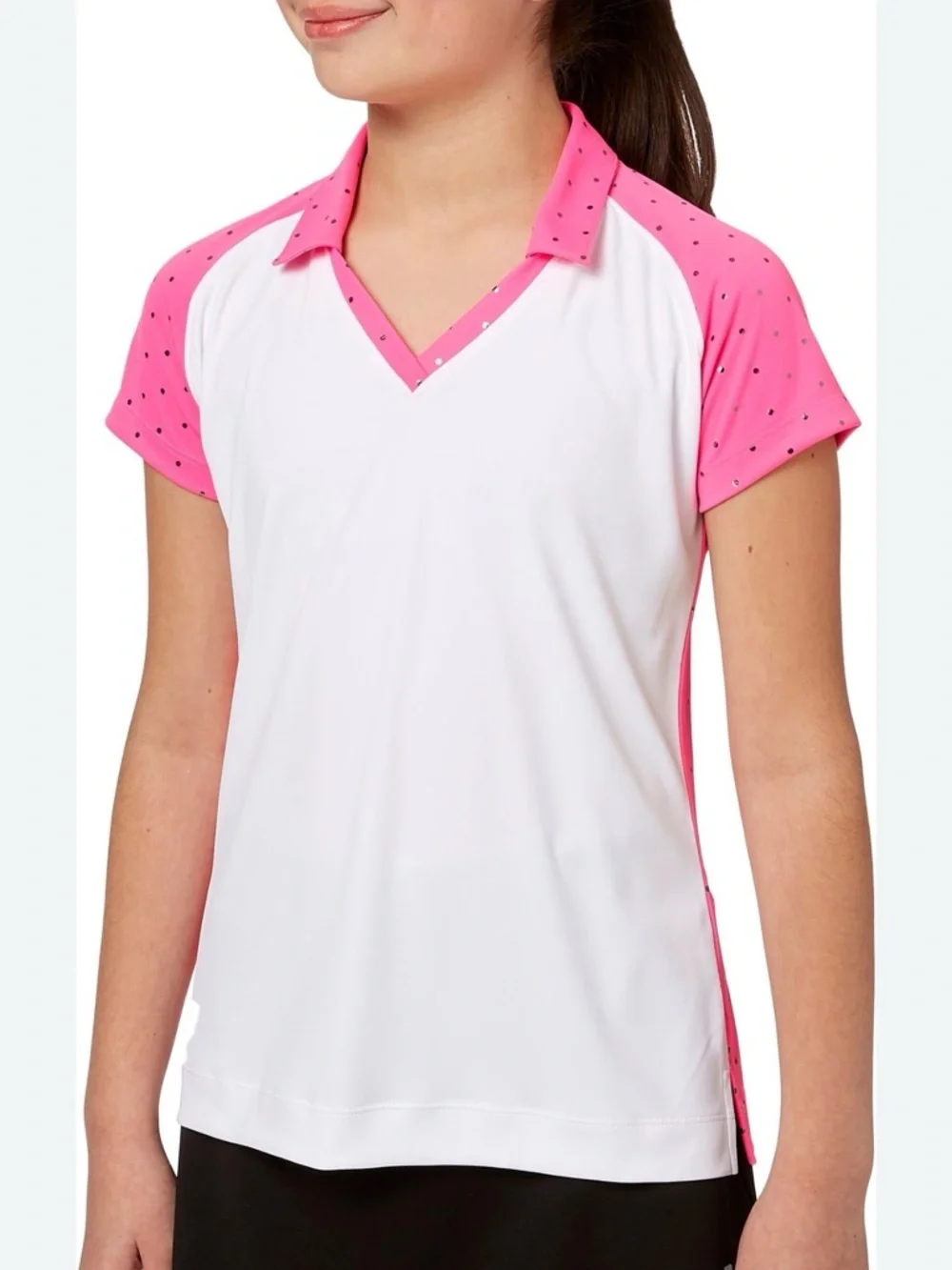 Slazenger girls golf or tennis outfits size medium NWOT PINK, aqua & white & hat